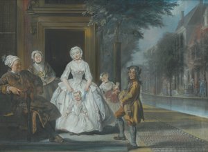 Mielnik organów, 1743 autorstwa Cornelis Troost