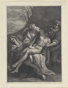 Drżenie Chrystusa autorstwa Cornelis Visscher (II)