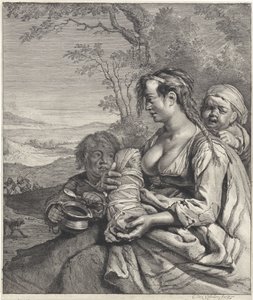 Heidi autorstwa Cornelis Visscher (II)