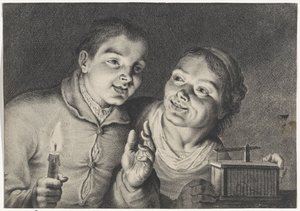 pułapka na myszy autorstwa Cornelis Visscher (II)