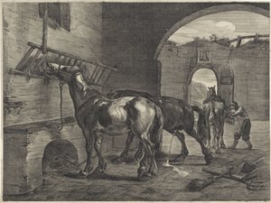 Stabilny autorstwa Cornelis Visscher (II)