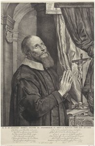 Portret Joannes van der Meer autorstwa Cornelis Visscher (II)