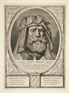 Albertvs Bavarvs Phrenetici Fratris/ et Provinciarvm autorstwa Cornelis Visscher
