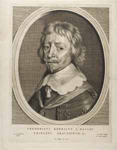 Fryderyk Henryk, książę Oranii, z Dziewięciu portretów autorstwa Cornelis Visscher