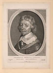 Fryderyk Henryk, książę Oranii, z Dziewięciu portretów autorstwa Cornelis Visscher