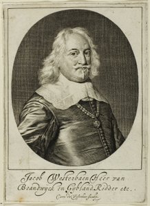 Jacob Westerbaen, władca Brandwijk autorstwa Cornelis Visscher