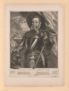Ludwik z Boisot, admirał Zelandii, z Quatuor Personae autorstwa Cornelis Visscher