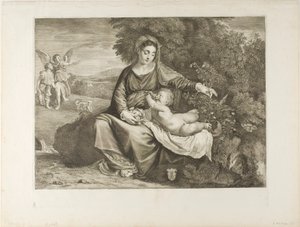 Madonna z Dzieciątkiem autorstwa Cornelis Visscher