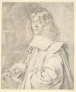 Portret młodego mężczyzny autorstwa Cornelis Visscher