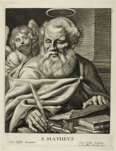 Św. Mateusz autorstwa Cornelis Visscher