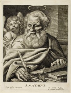 Św. Mateusz autorstwa Cornelis Visscher