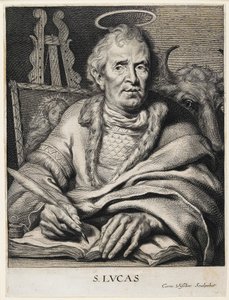 Św. Łukasza autorstwa Cornelis Visscher