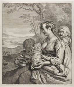 Kobieta w stylu bohemy autorstwa Cornelis Visscher