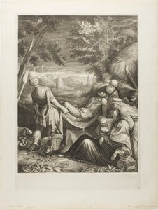 Złożenie do grobu autorstwa Cornelis Visscher