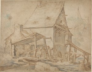 Stary młyn wodny autorstwa Cornelis Willaerts