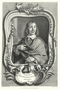 Philips Wouwerman, holenderski malarz autorstwa Cornelis after Visscher