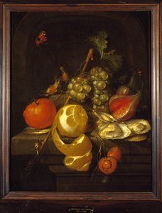 Martwa natura z owocami i ostrygami, poł. 1650 r.