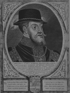 Filip II, król Hiszpanii, z serii Hrabiów i hrabiny Holandii, Zelandii i W..., 1650.