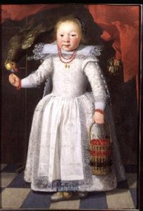 Mała dziewczynka z papugą autorstwa Cornelis de Vos