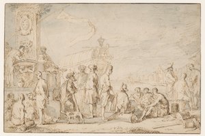 Wschodni port morski autorstwa Cornelis de Wael