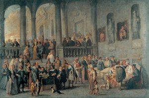 Wizyta u chorych autorstwa Waela, Cornelisa (1592-1667). Olej na płótnie, format 99x152, ok. 1640, Muzeum Strada Nuova, Genua autorstwa Cornelis de Wael