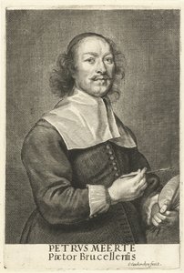 Portret malarza Petrusa Meerte autorstwa Cornelis van Caukercken