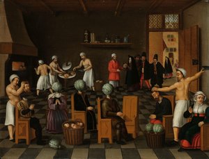 Legenda o piekarze z Eeklo autorstwa Cornelis van Dalem (copy after)