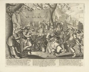Ślub rolnika autorstwa Cornelis van Dalen (I)