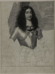 Karol II, król Anglii autorstwa Cornelis van Dalen II