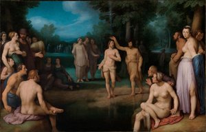 Niemiecki: Taufe Christi Chrzest Chrystusa