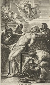 Męczeństwo św. Wawrzyńca autorstwa Cornelis van Merlen