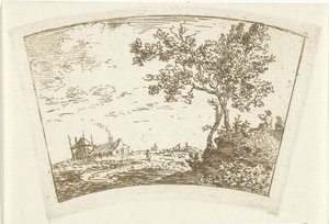 Krajobraz z farmą autorstwa Cornelis van Noorde
