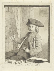 Autoportret Cornelisa van Noorde autorstwa Cornelis van Noorde