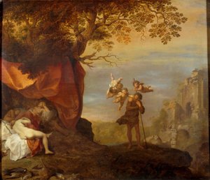 Cymon i Ifigenia, 1630-1640 autorstwa Cornelis van Poelenburgh or Poelenburch