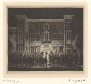 Pogrzeb Akademii Delft, 30 czerwca 1864 r.