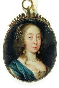 Lady Jane Cheyne (emalia) autorstwa Cornelius I Johnson