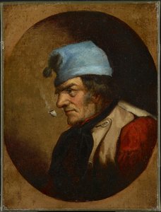Siedlisko z Blue Tuque i Fajką, ok.1855 (olej na płótnie) autorstwa Cornelius Krieghoff