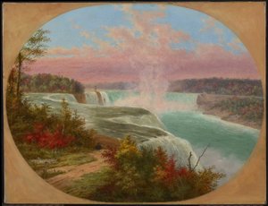 Artysta w Niagara autorstwa Cornelius Krieghoff