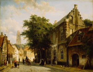 Dom Admirała Martina van Rossuma w Zaltbommel autorstwa Cornelius Springer