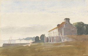 Domek nad zatoką autorstwa Cornelius Varley