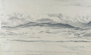 Górska panorama w Walii, Cader Idris autorstwa Cornelius Varley