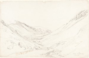 Tally Llyn z Llyn Trigrain autorstwa Cornelius Varley