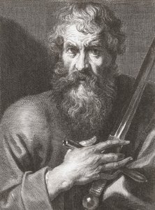 Paweł Apostoł. Portret. autorstwa Cornelius van Caukercken