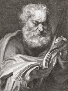 Tomasz Apostoł, Tomasz Wątpiący, portret. autorstwa Cornelius van Caukercken