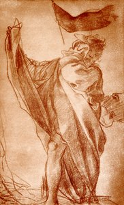 Projekt na figurę apostoła dla kopuły katedry w Parmie autorstwa Antonio da Correggio