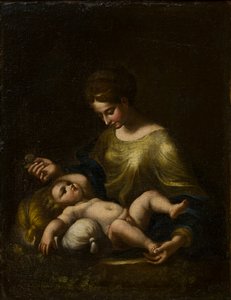 Madonna z Dzieciątkiem, ok. 1509-34 (olej na płótnie)