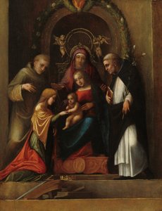 Mistyczne małżeństwo św Katarzyny, 15101515.