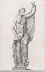 Posąg Ledy i Łabędzia, 1734 autorstwa Cosimo Mogalli