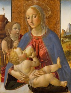 Madonna z Dzieciątkiem z młodym św. Janem Chrzcicielem, ca. 1490.