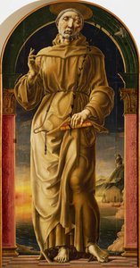 Św. Antoni, pędzla Cosme Tura (ok. 1430-1495), obraz. autorstwa Cosimo Tura